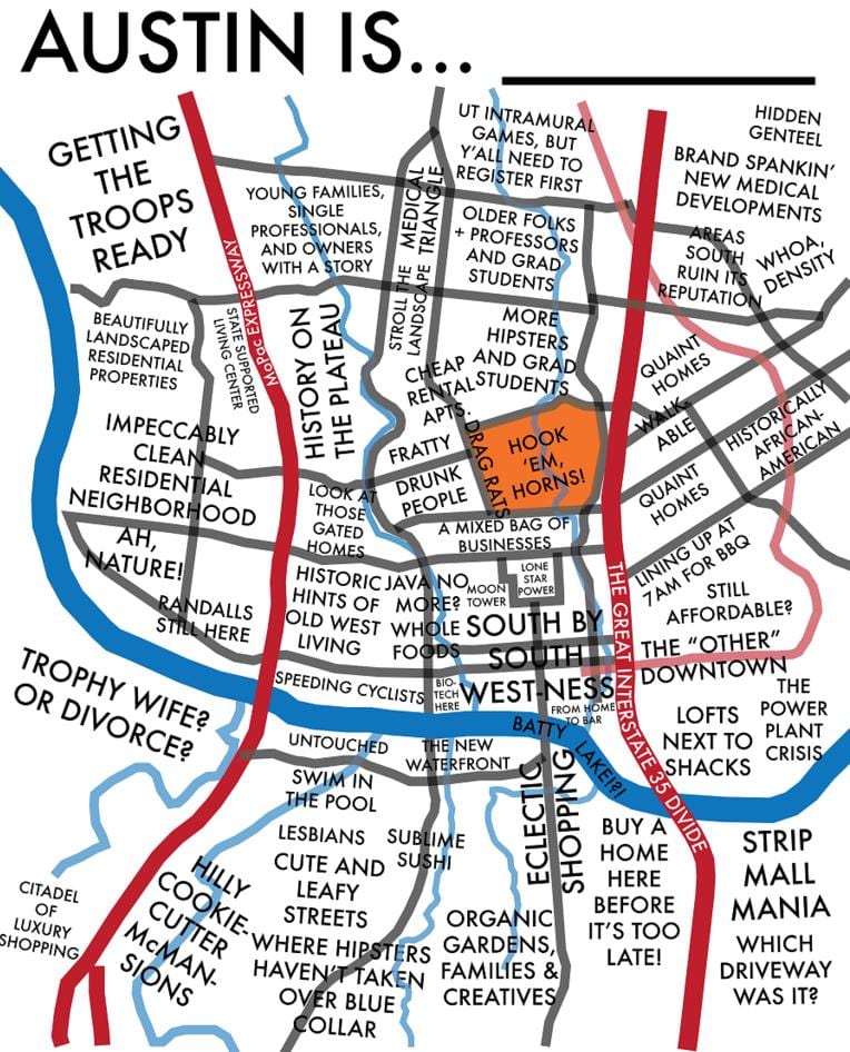 Остин culturemap